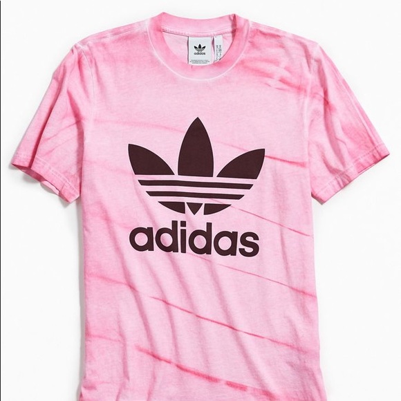 Adidas Tie-Dye Pink T-shirt - Picture 1 of 3